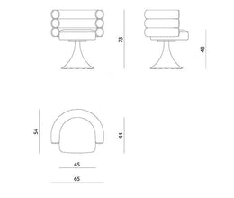Adjustable Swivel Bar Stool with Gold Base