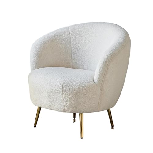 NDUCSYNZT Furniture,Lamb Velvet Lounge Chairs, Living Room Backrest Armchair, Lazy Sofa Chair, Leisure Seat, Soft Pack Stool