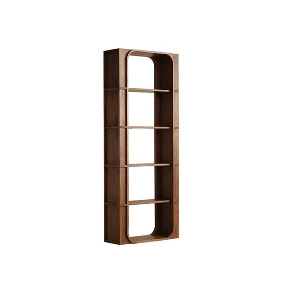 Vintage Walnut Arched Bookcase