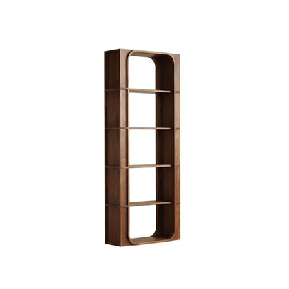 Vintage Walnut Arched Bookcase