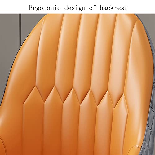 ELUKHT Wooden Kitchen Dining Chairs Set of 6, Modern Accent Arm Chairs with Microfiber Leather Soft Padded Seats for Home and Dining Room