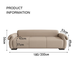 Cream Upholstered Storage Bench Ottoman