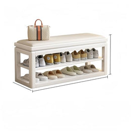 31-Inch Slim Shoe Cabinet with Ottoman