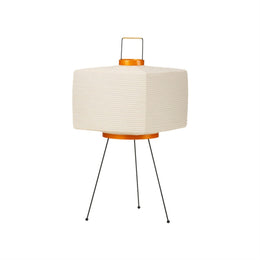 Wabi-Sabi Rice Paper Tripod Floor Lamp
