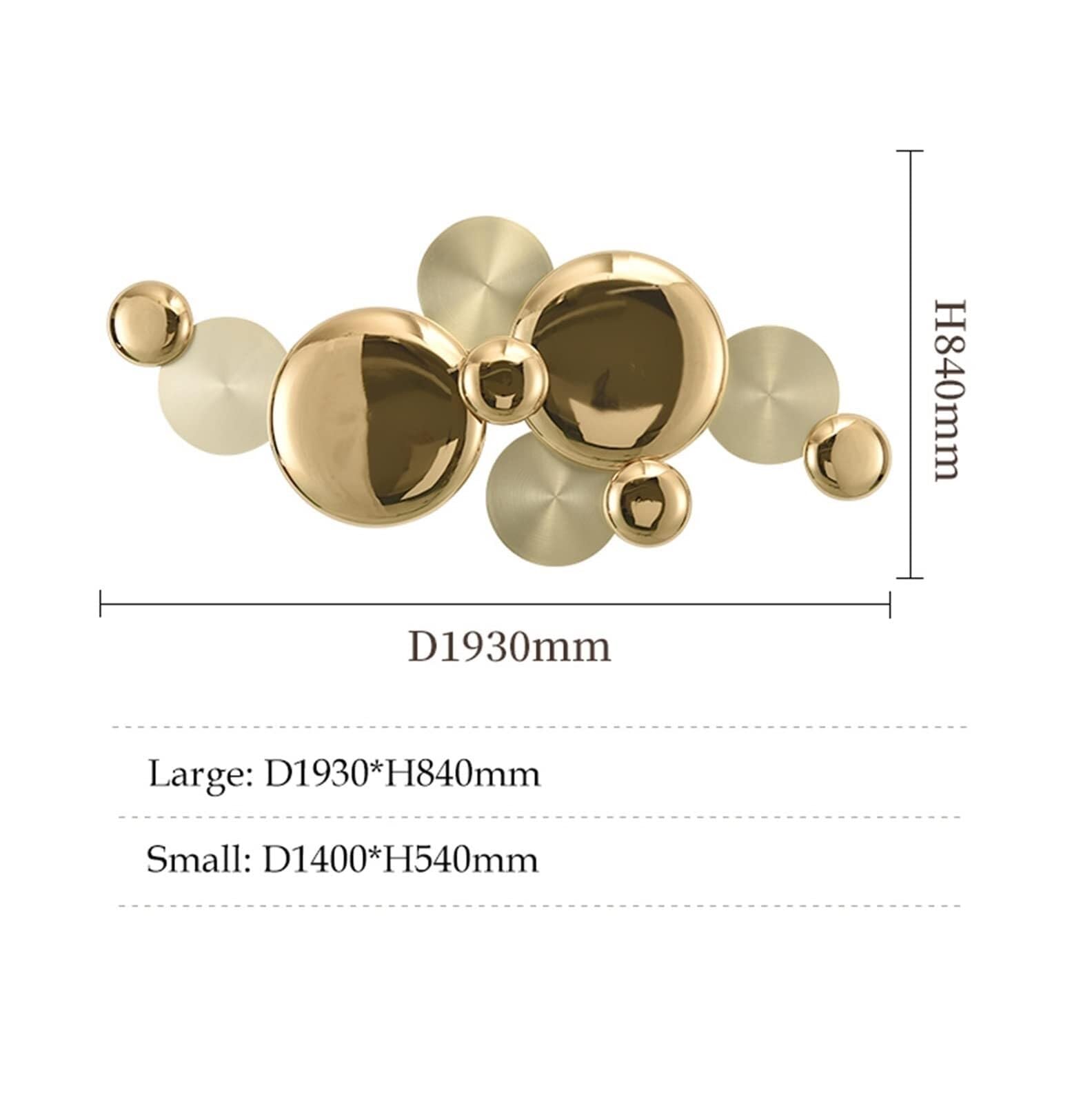Wall lamp, Copper Lustre Wall Light Modern - Wall Sconce Gold Lotus Leaf Bedside Lamp Indoor Compatible with Wall Decoration Lighting,Pendant Ceiling Light Fixtures