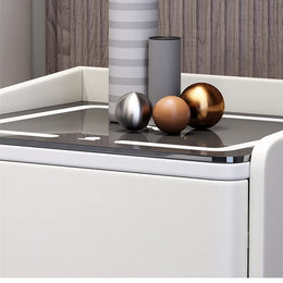 LED Nightstand with USB Charging Station