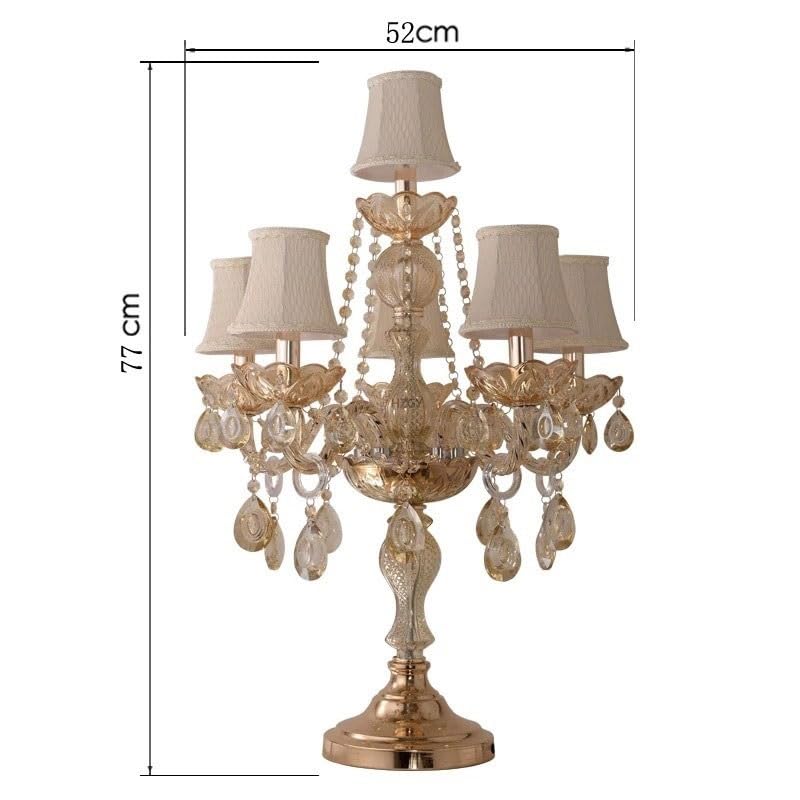 FURUIM2024M Table Lamp Study Room Light Luxury Living BedHead Desk Lamp Crystal Hotel