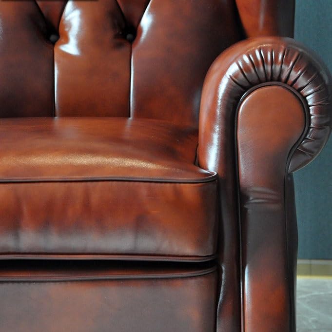 CGTENBS American Wood Skeleton Tiger Chair Godfather Cigar Chair Single Sofa