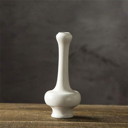 Modern White Ceramic Vase Set of 3