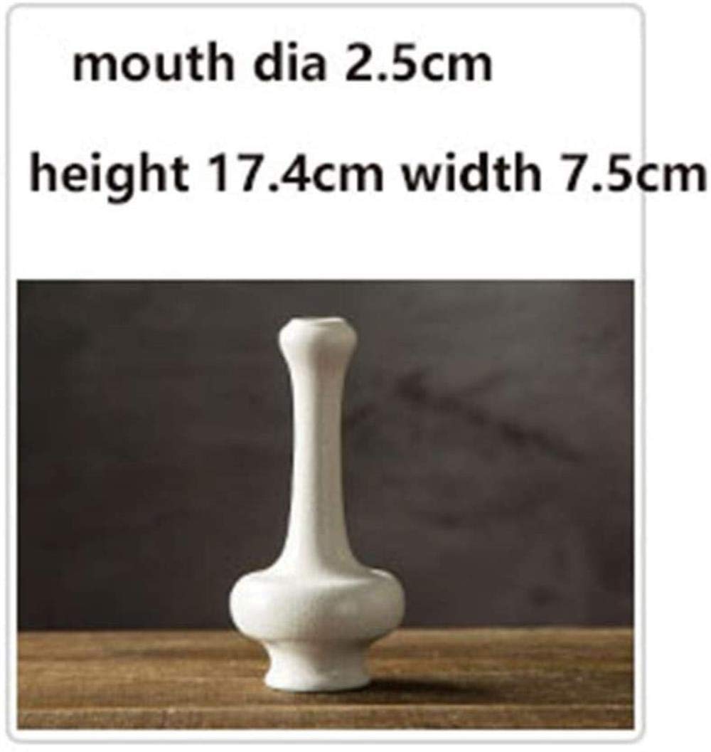 Vase 3 Pcs/Set Modern Simple Ceramics Originality Small White Restaurant Tea Table Decor Dry Flower Arrangement Ornaments Decoration Rustic Home Decor