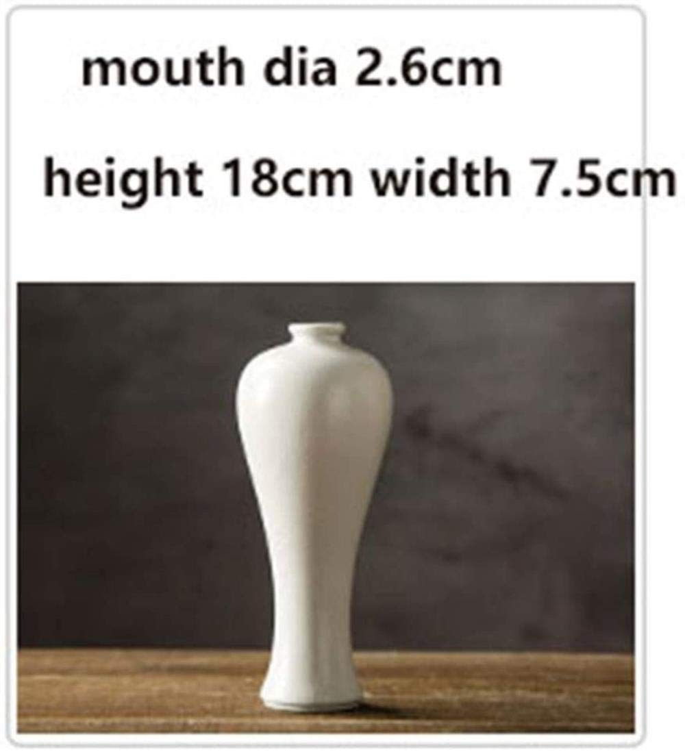 Vase 3 Pcs/Set Modern Simple Ceramics Originality Small White Restaurant Tea Table Decor Dry Flower Arrangement Ornaments Decoration Rustic Home Decor