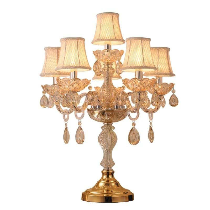 FURUIM2024M Table Lamp Study Room Light Luxury Living BedHead Desk Lamp Crystal Hotel