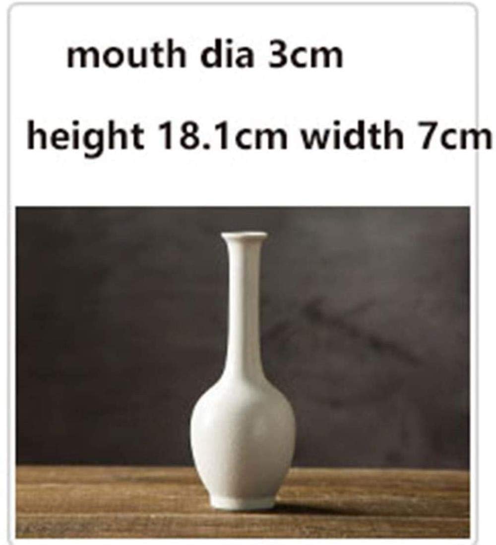 Vase 3 Pcs/Set Modern Simple Ceramics Originality Small White Restaurant Tea Table Decor Dry Flower Arrangement Ornaments Decoration Rustic Home Decor