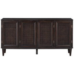 Sideboard Wine Bar Cabinet with Glass Doors