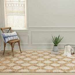 Royal Geometric Handmade Jute Area Rug