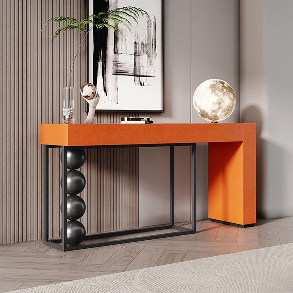 Console Table Modern Entry Console Table, 47.24 inch Wood Sofa Table, Contemporary Narrow Long Accent Table for Living Room, Entryway, Hallway Entryway Table