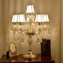 Luxury Crystal Bedside Table Lamp