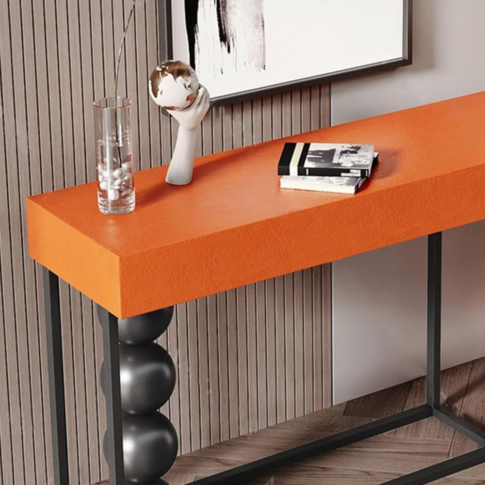 Console Table Modern Entry Console Table, 47.24 inch Wood Sofa Table, Contemporary Narrow Long Accent Table for Living Room, Entryway, Hallway Entryway Table