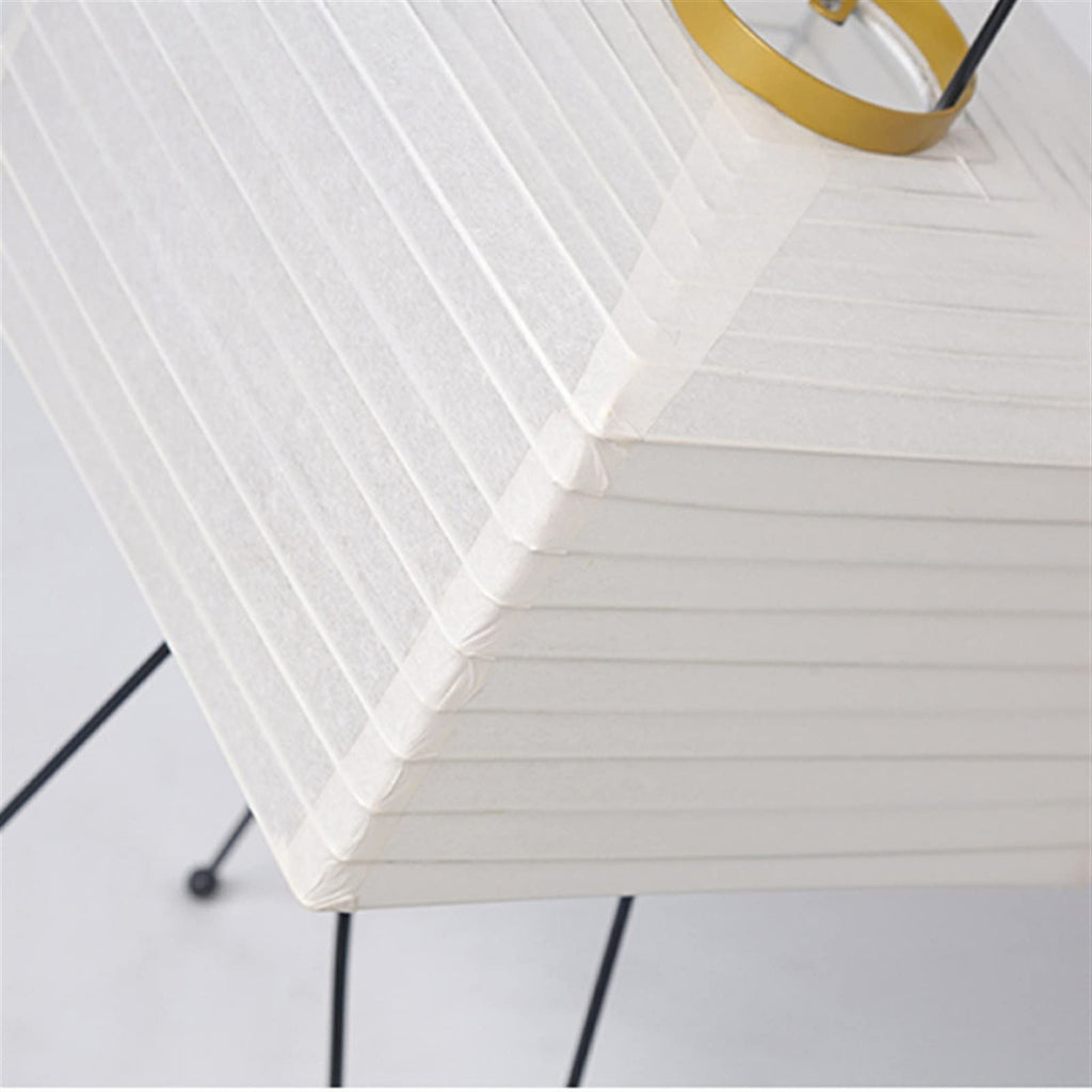 CXHJCQ Floor Lamp Creative Tripod Floor Lamp Designer Wabi-sabi Style Bedroom Rice Paper Standing Lights Home Hotel Lighting Decoration