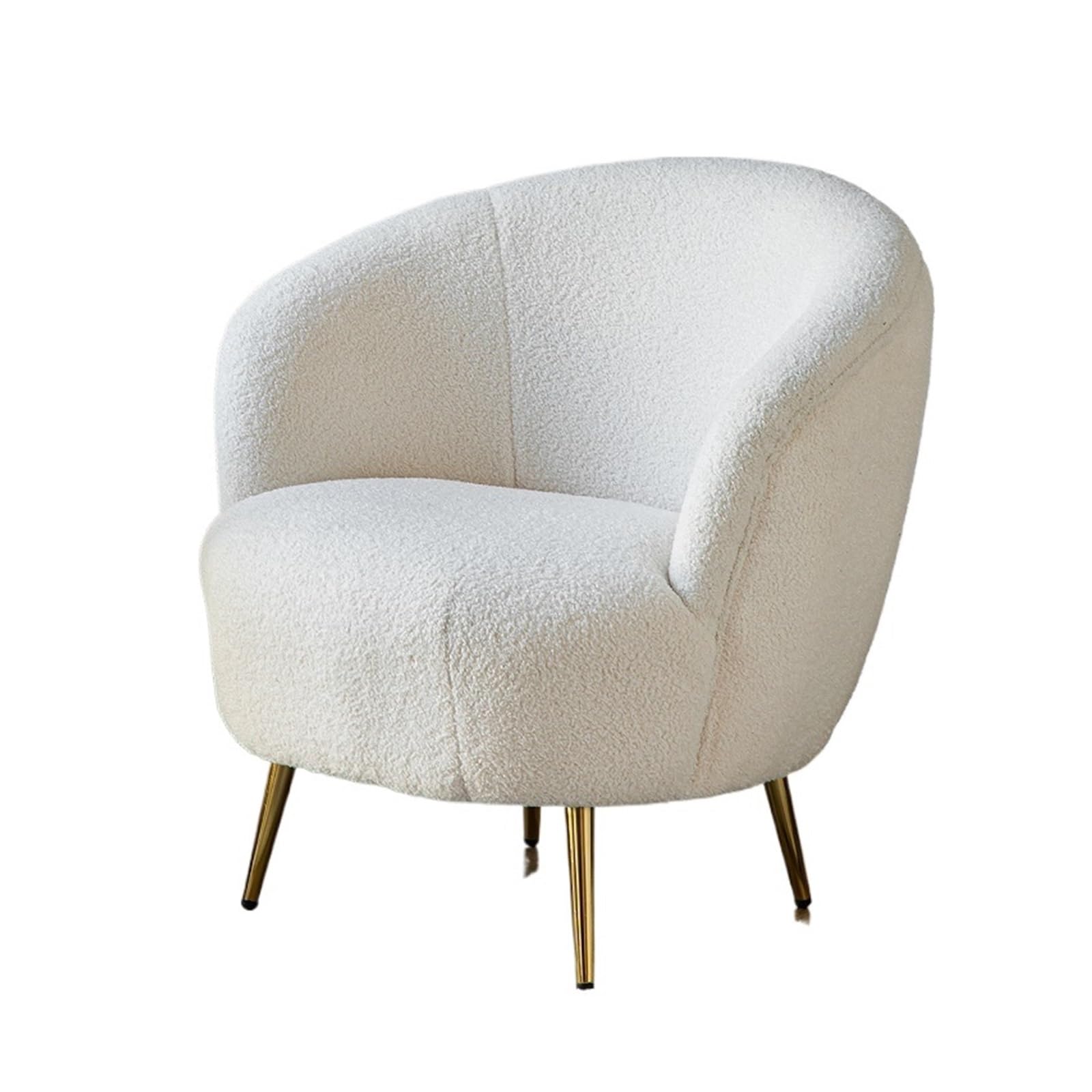 NDUCSYNZT Furniture,Lamb Velvet Lounge Chairs, Living Room Backrest Armchair, Lazy Sofa Chair, Leisure Seat, Soft Pack Stool