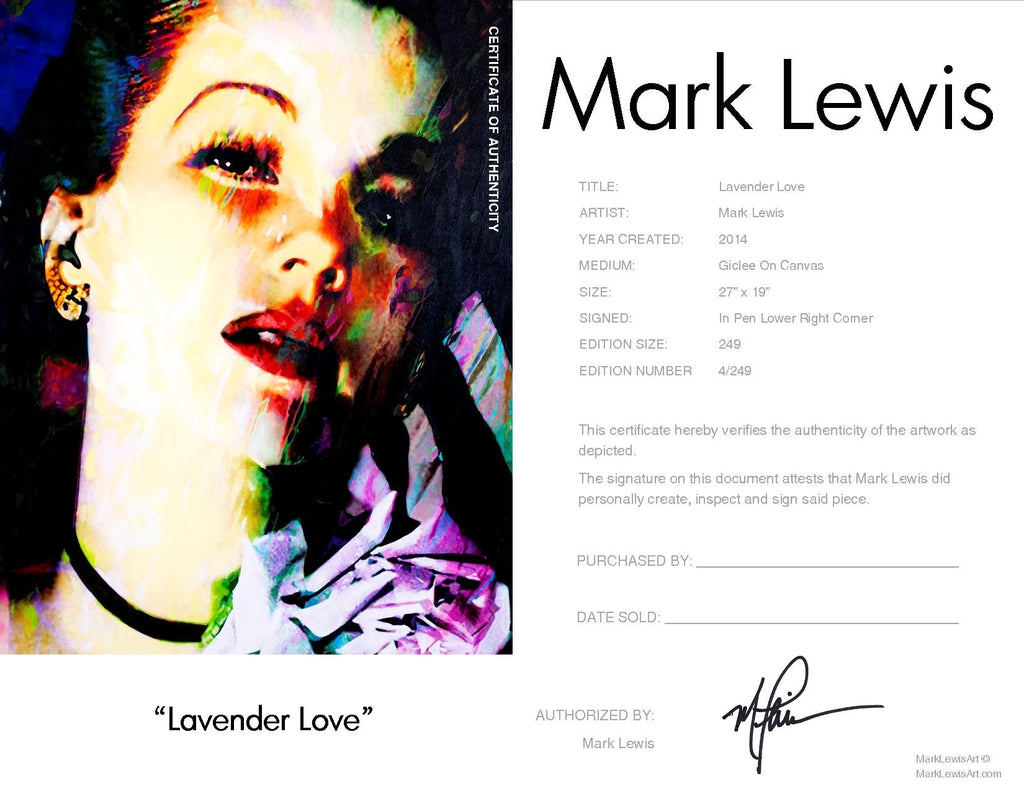 Mark Lewis Art Ziefgeld Follie canvas art print - ll