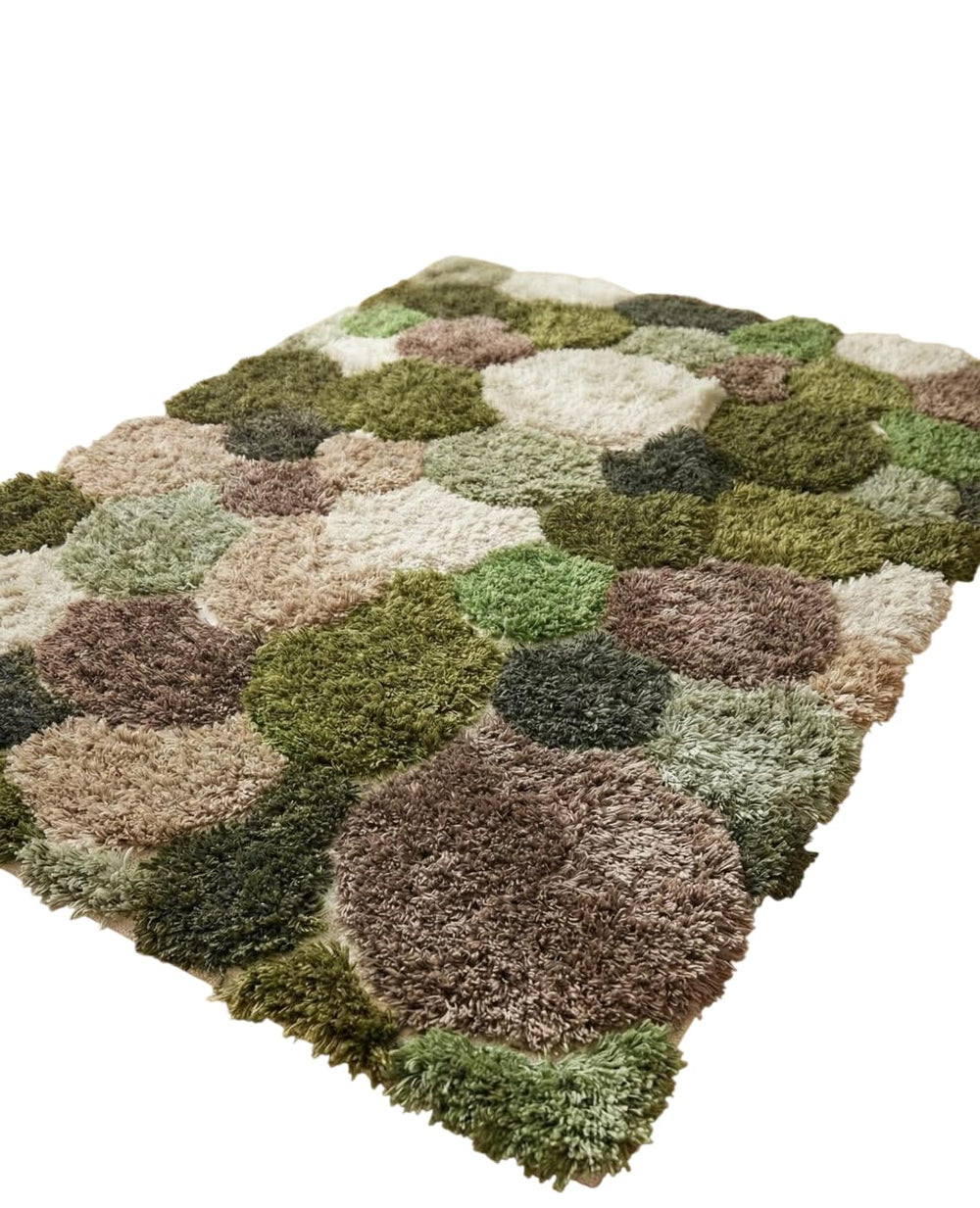 Boho Hand Tufted Wool Area Rug