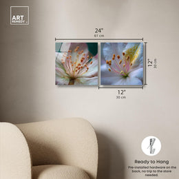 Neutral Botanical Acrylic Prints, Set of 2