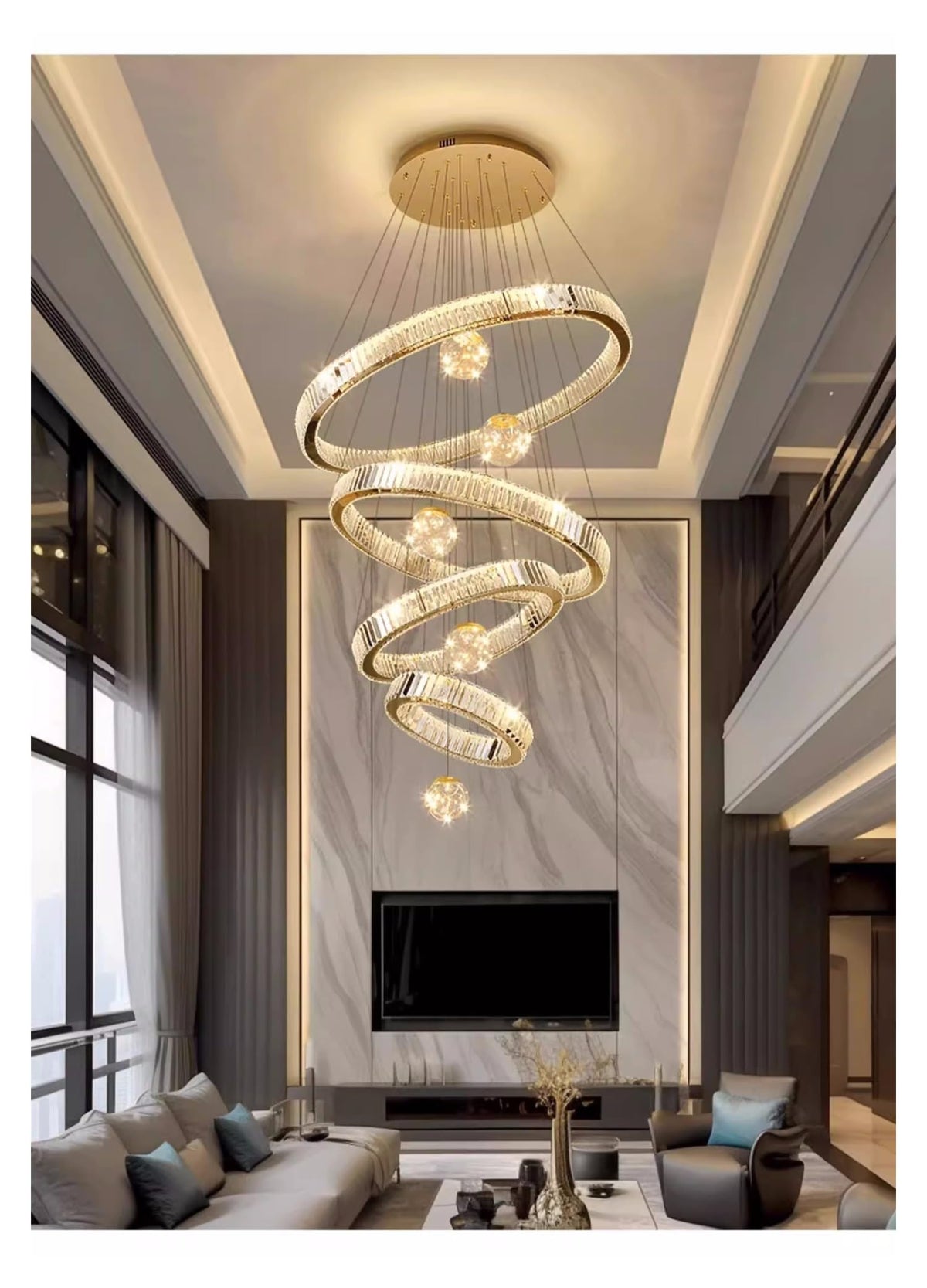 Dimmable LED Glass Globe Pendant Light
