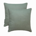 The HomeCentric Pack of 2 Decorative Thow Pillow Cover Solid, Textured Multi-Colors Linens Collection