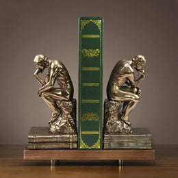 Thinker Resin Decorative Bookends Set of 2