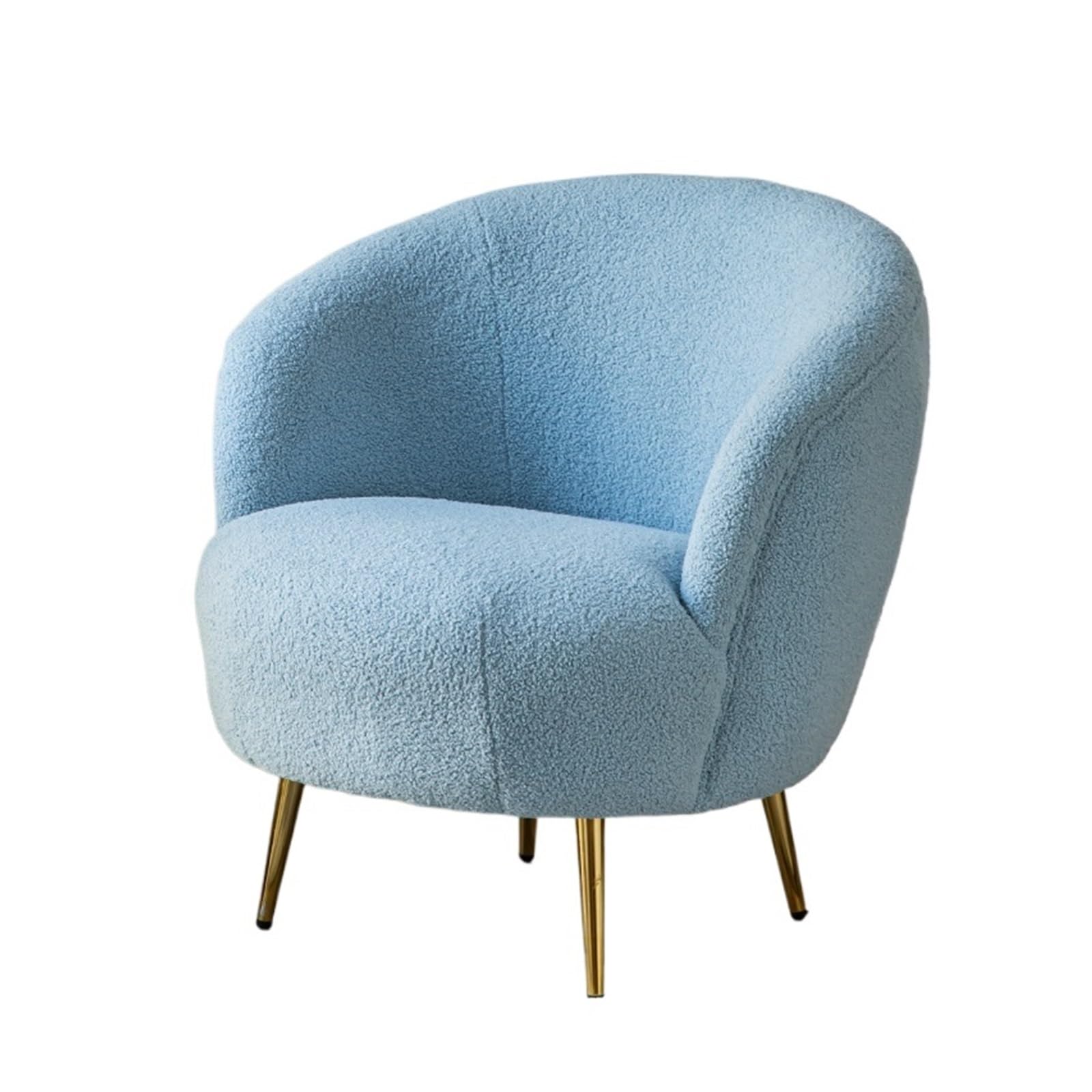 NDUCSYNZT Furniture,Lamb Velvet Lounge Chairs, Living Room Backrest Armchair, Lazy Sofa Chair, Leisure Seat, Soft Pack Stool