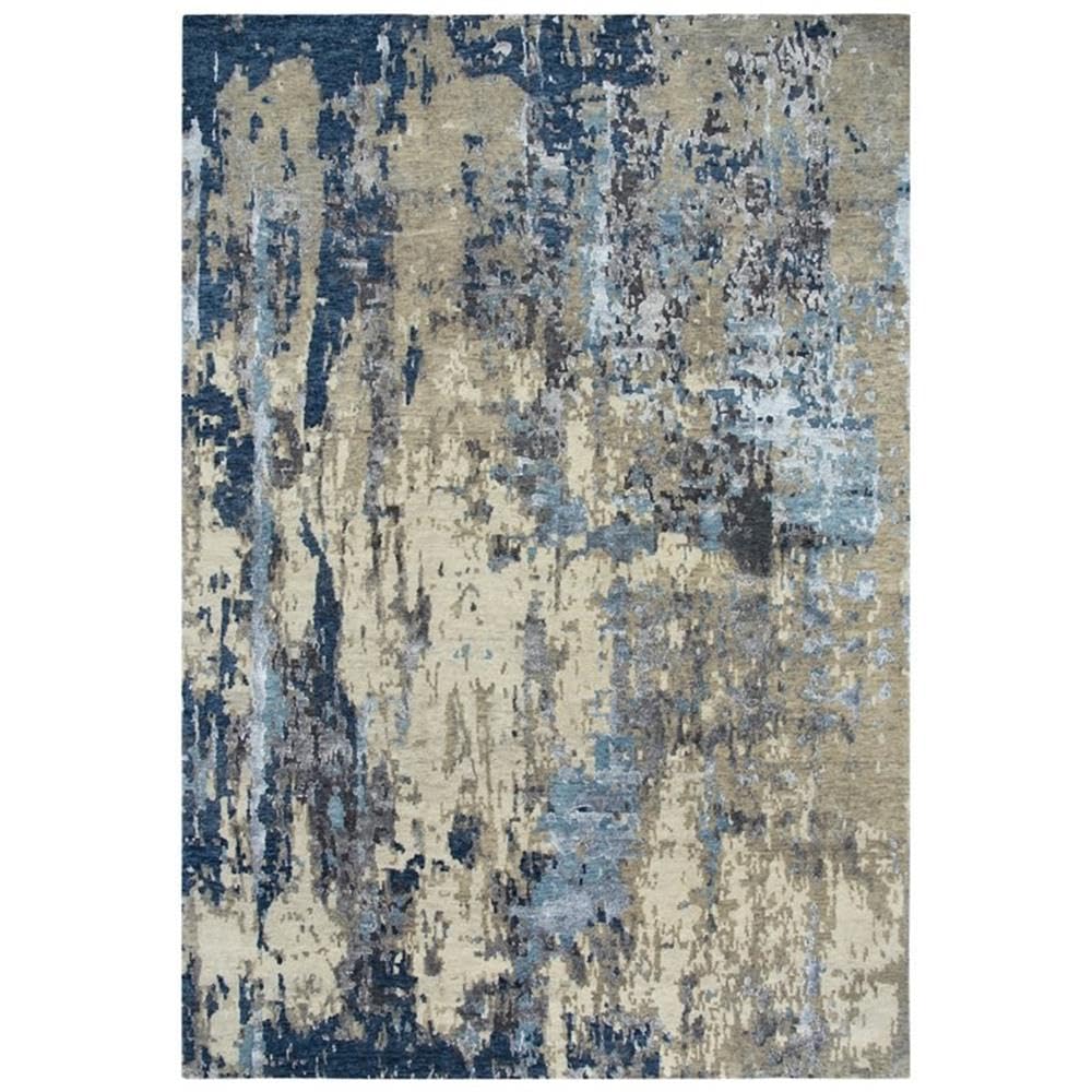 Alora Decor Noble 10' x 14' Beige/Gray/Gray/Rust/Blue Hand Knot Area Rug