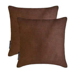 Textured Linen Throw Pillow Covers, Set of 2
