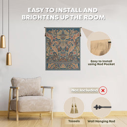 William Morris Tree of Life Belgian Wall Tapestry