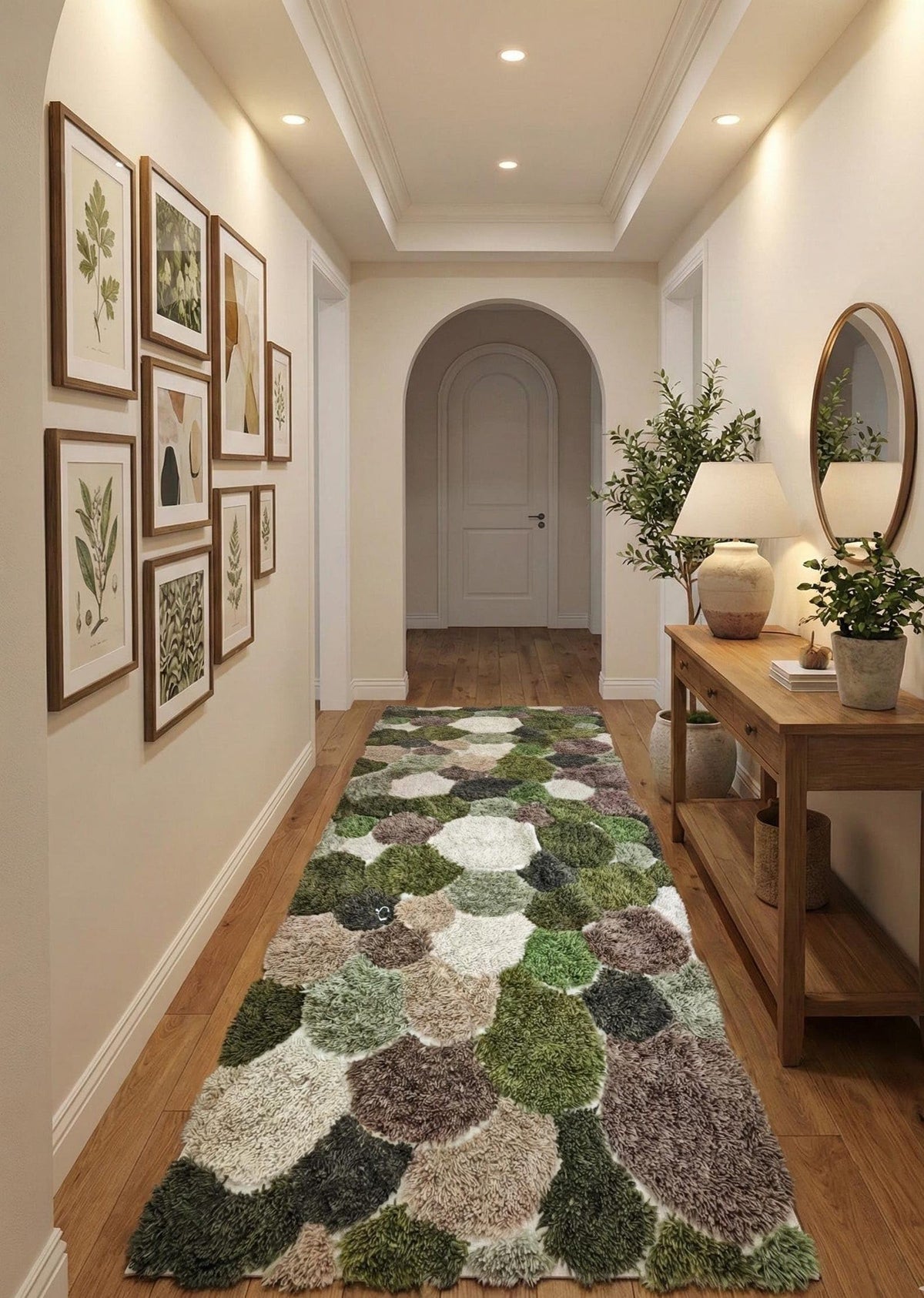 Boho Hand Tufted Wool Area Rug